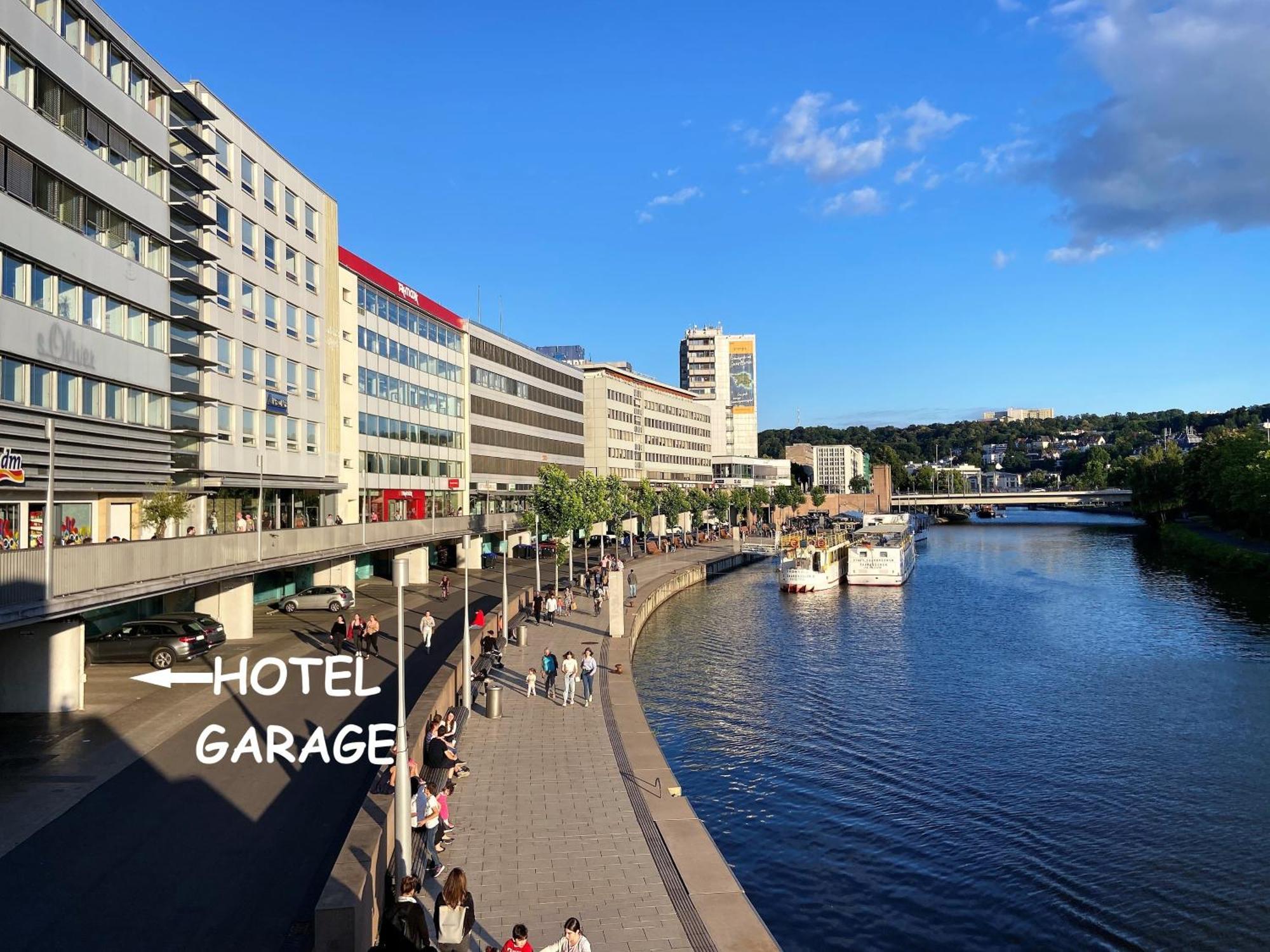 Hotel Stadt Hamburg Am Fluss Saarbrücken Exteriör bild